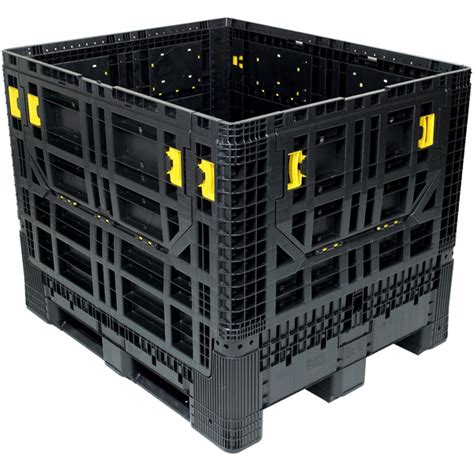 folding steel box pallet|plastic foldable storage box.